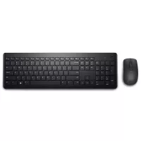 Teclado e Mouse Sem Fio Dell KM3322W, USB, ABNT2, Preto - 580-BBBB